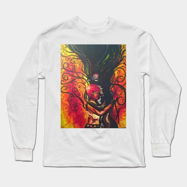 Embrace Your Demons Long Sleeve T-Shirt by berrypaint